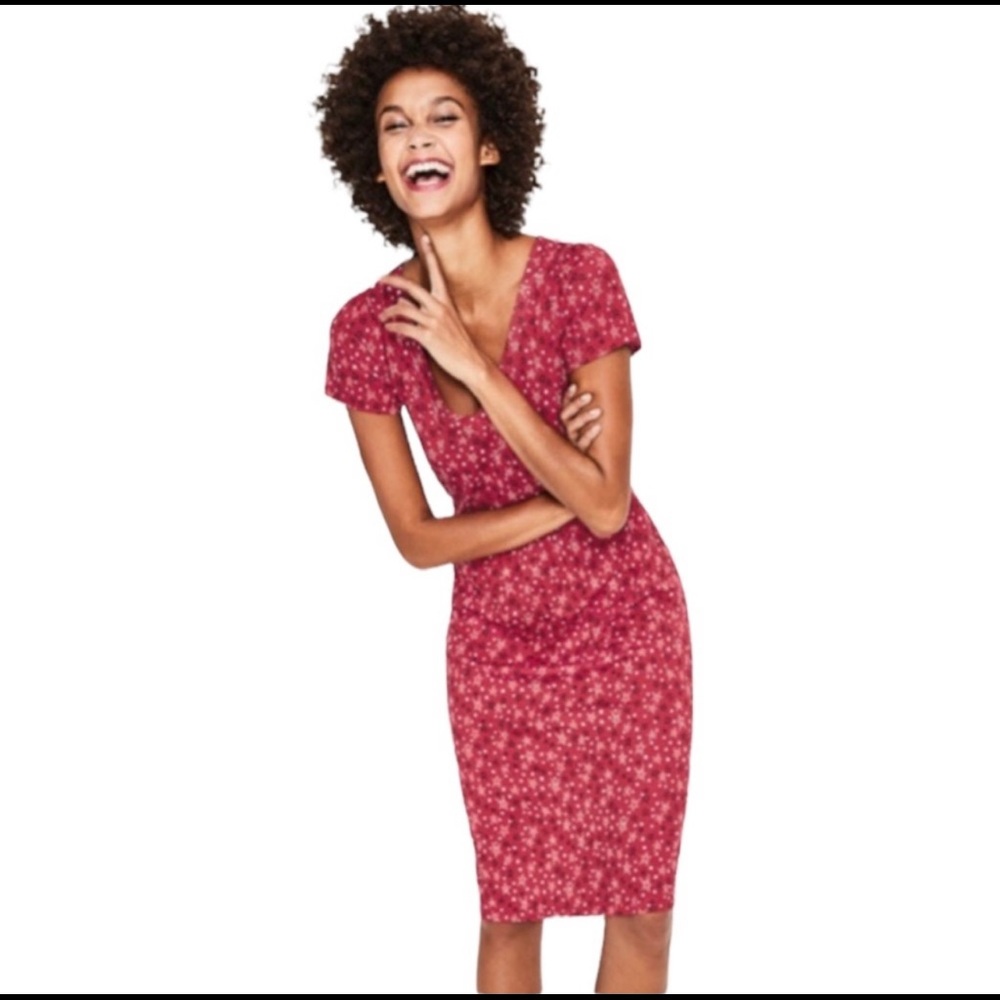 Boden Penelope Jersey Dress Sz 6R